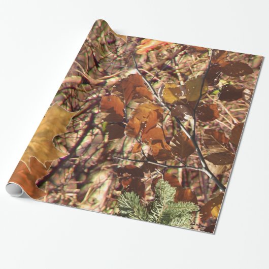 Der Fall-Natur-Camouflage-Tarnungs-Malerei des Geschenkpapier (Ungerollt)
