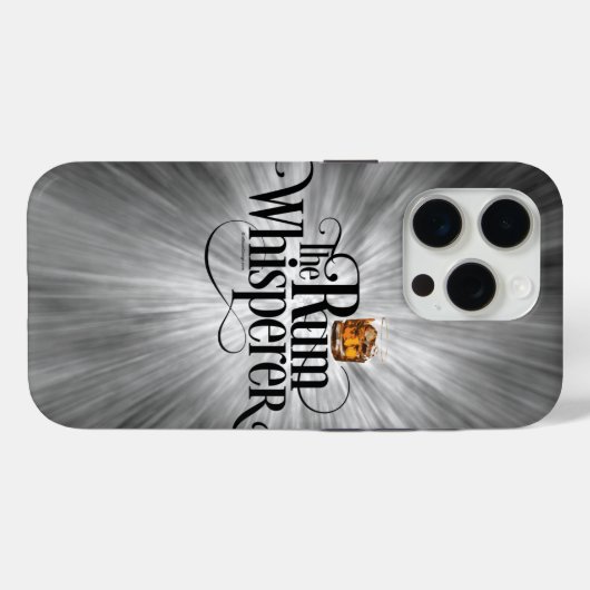 Der Fall Rum Whisperer Case-Mate iPhone Hülle (Rückseite (Horizontal))