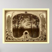 "Der Fall" von Fidus Art Nouveau 12 x 16 Poster (Vorne)