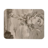 Der Fall von Icarus, 1731 (Gravieren) Magnet (Horizontal)
