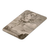 Der Fall von Icarus, 1731 (Gravieren) Magnet (Linke Seite)