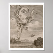 Der Fall von Icarus, 1731 (Gravieren) Poster (Vorne)
