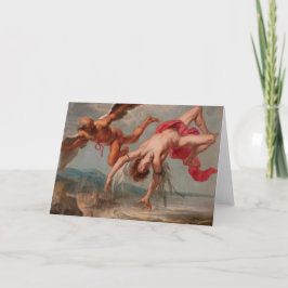 Der Fall von Icarus (von Jakob Peter Gowy) Karte