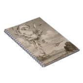 Der Fall von Ikarus, 1731 (Stich) Notizblock (Rechte Seite)