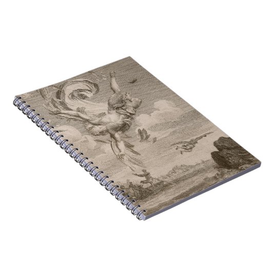 Der Fall von Ikarus, 1731 (Stich) Notizblock (Rechte Seite)