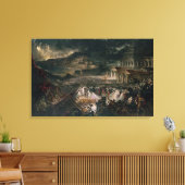 Der Fall von Nineveh Leinwanddruck (Insitu (Wohnzimmer))