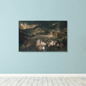 Der Fall von Nineveh Leinwanddruck (Insitu (Holzboden))