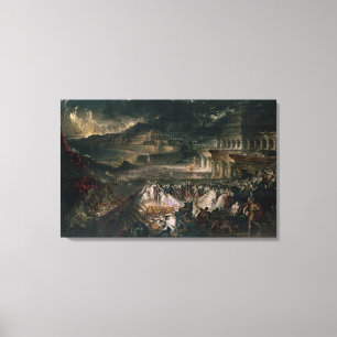 Der Fall von Ninive Leinwanddruck