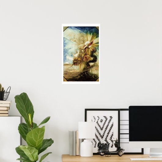 Der Fall von Phaethon (ohne Papier) Poster (Heimbüro)