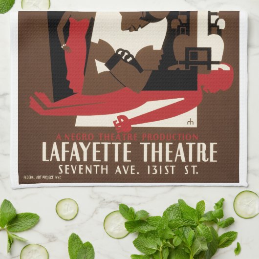 Der Fall von Philip Lawrence Geschirrtuch (Gefaltet)