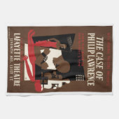 Der Fall von Philip Lawrence Geschirrtuch (Horizontal)