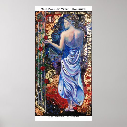 Der Fall von Troja: Kalliope Poster (Vorne)