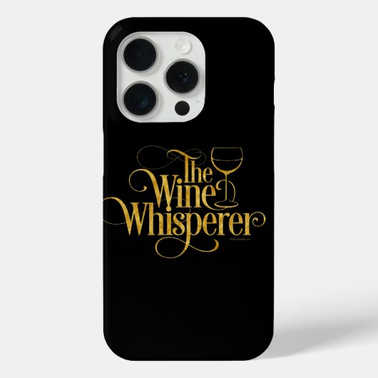 Der Fall "Wine Whisperer Case-Mate" für das iPhone Case-Mate iPhone Hülle (Rückseite)