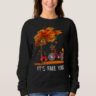 Der Fall Yall Rottweiler Bike Pumpkin Gewürz Fall Sweatshirt