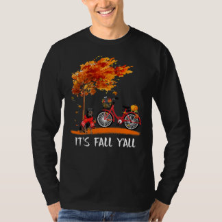 Der Fall Yall Rottweiler Bike Pumpkin Gewürz Fall T-Shirt
