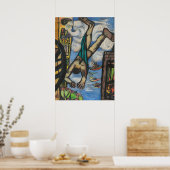 DER FALLENDE MANN POSTER (Küche)