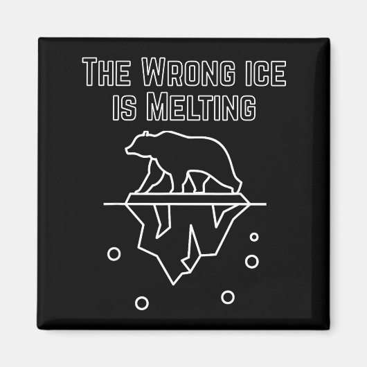 Der falsche Eisberg schmilzt Bär Magnet (Vorne)