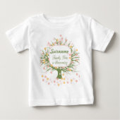 Der Familienbaum blüht Baby T-shirt (Vorderseite)
