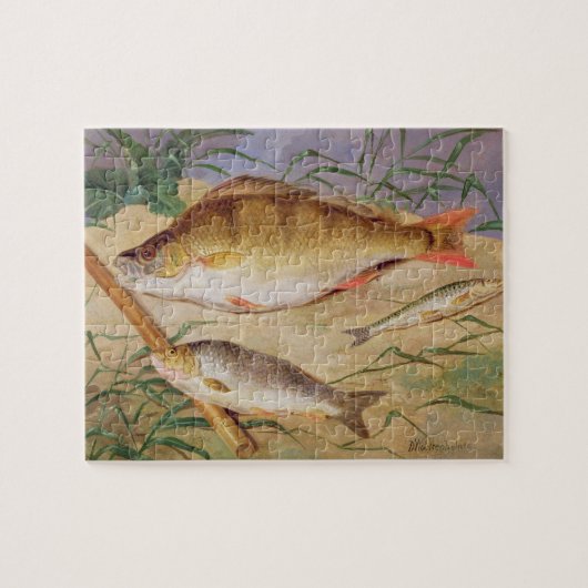 Der Fang eines Anglers der groben Fische (Öl auf Puzzle (Horizontal)