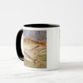 Der Fang eines Anglers der groben Fische (Öl auf Tasse (Vorderseite Links)