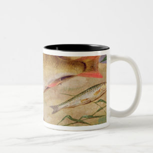 Der Fang eines Anglers der groben Fische (Öl auf Zweifarbige Tasse