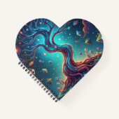 "Der fantastische Wald - Fantasievolle Reisen" Notizblock (Vorderseite)