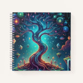 "Der fantastische Wald - Fantasievolle Reisen" Notizblock (Vorderseite)