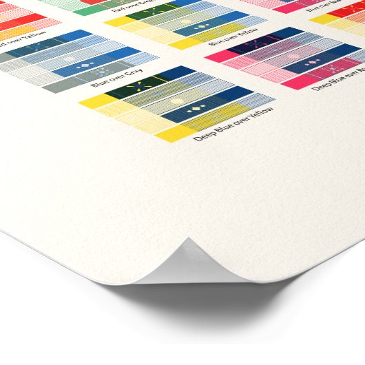 Der Farbdrucker Poster (Ecke)