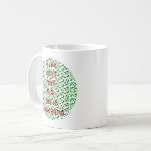 Der farbenblinde Test Kaffeetasse (Vorderseite Links)