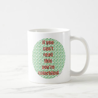 Der farbenblinde Test Kaffeetasse