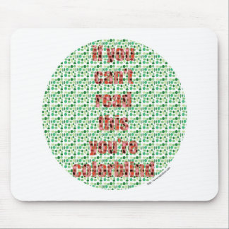 Der farbenblinde Test Mousepad