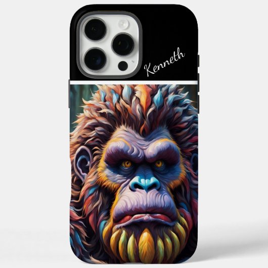 Der farbenfrohe Blick auf Bigfoot Case-Mate iPhone Hülle (Rückseite)