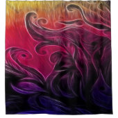 Der farbenfrohe Garten Duschvorhang (Vorderseite)