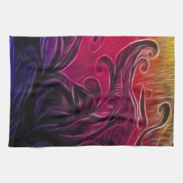 Der farbenfrohe Garten Geschirrtuch