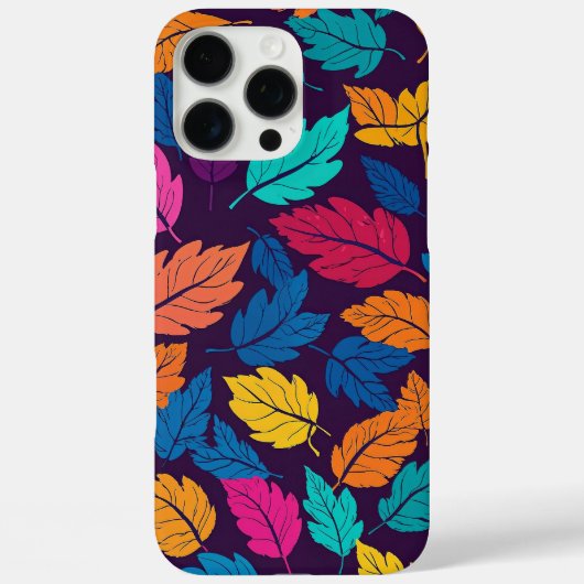 Der farbenfrohe Herbst hinterlässt Muster Vibrannt Case-Mate iPhone Hülle (Rückseite)