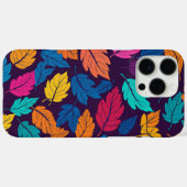 Der farbenfrohe Herbst hinterlässt Muster Vibrannt Case-Mate iPhone Hülle (Rückseite (Horizontal))