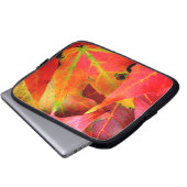 Der farbenfrohe Herbst lässt nach. Laptopschutzhülle (Vorne Knopf)