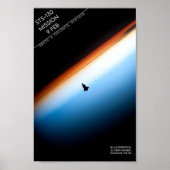 Der farbenfrohe Horizont der Erde aus der ISS Poster (Vorne)