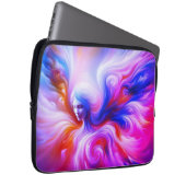Der farbenfrohe luftige Engel auf der Vorderseite Laptopschutzhülle (Vorne Rechts)