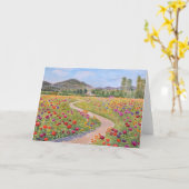 Der farbenfrohe Pfad Karte (Gelbe Blume)