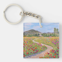 Der farbenfrohe Pfad Schlüsselanhänger