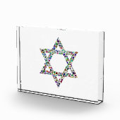 Der farbenfrohe Star von David Fotoblock (Rechts)