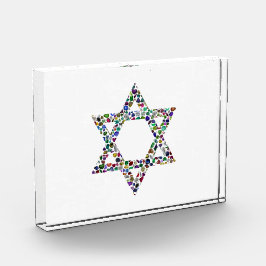 Der farbenfrohe Star von David Fotoblock