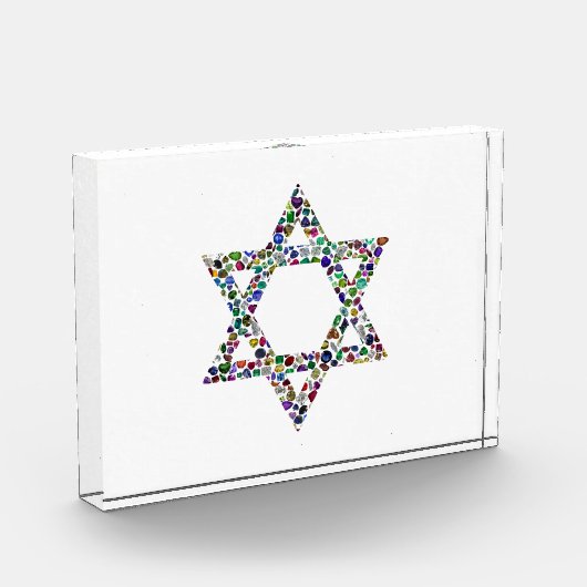 Der farbenfrohe Star von David Fotoblock (Links)