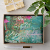 Der farbenfrohe und lebendige Tropengarten Seidenpapier (Geschenk)