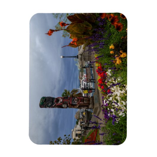 Der farbenfrohe Victoria Harbour Magnet (Vertikal)