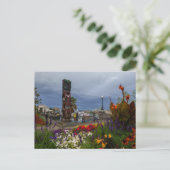 Der farbenfrohe Victoria Harbour Postkarte (Stehend Vorderseite)