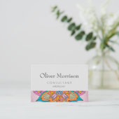 Der farbenfrohe Zirkel Indiens: Ein dekoratives Ma Treuekarte (Stehend Vorderseite)