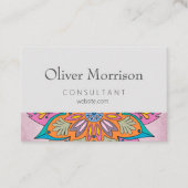 Der farbenfrohe Zirkel Indiens: Ein dekoratives Ma Treuekarte (Vorderseite)