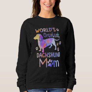 Der farbenprächtigste Niedliche Hund der Welt für Sweatshirt